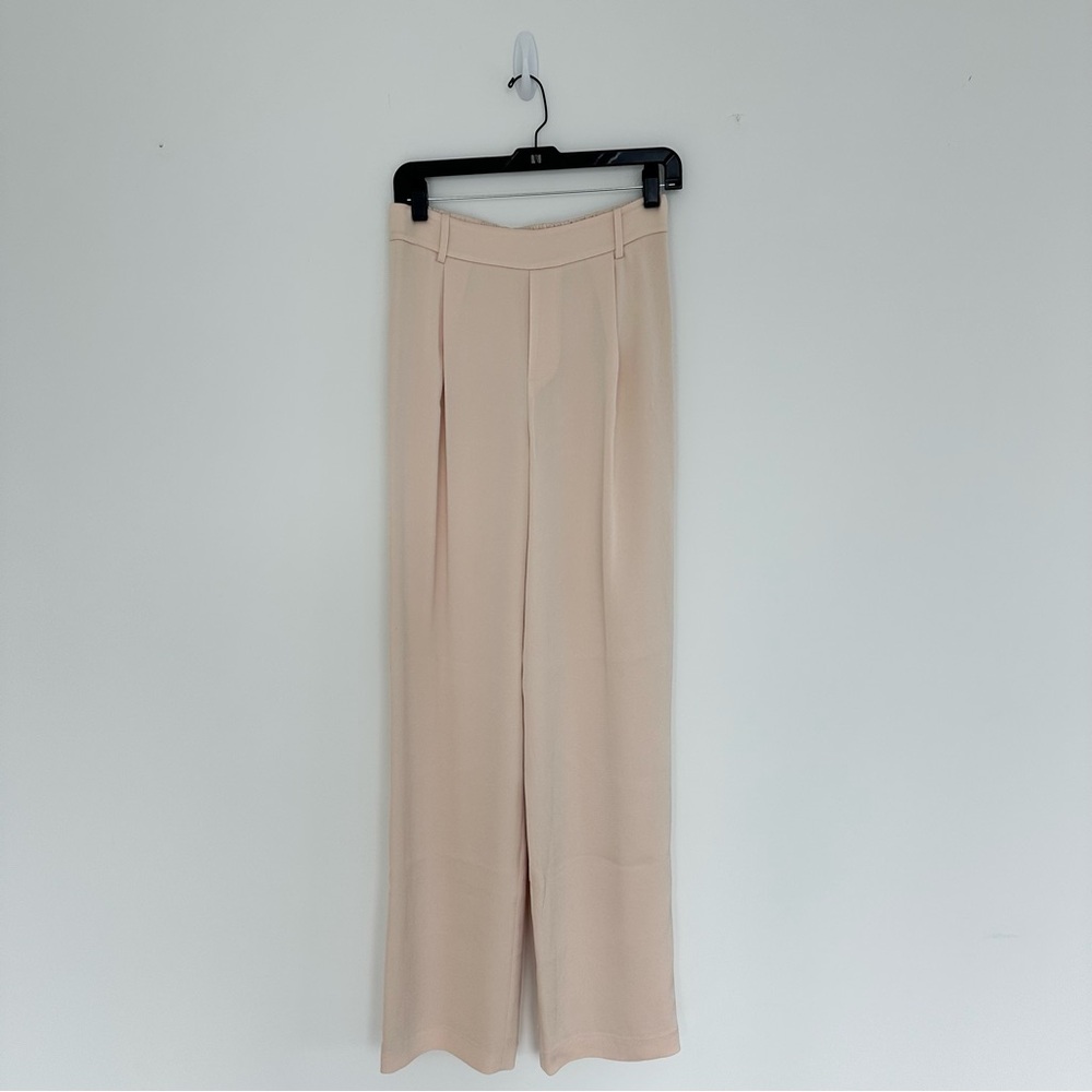Vince Flowy Light Cream Wide leg Trousers